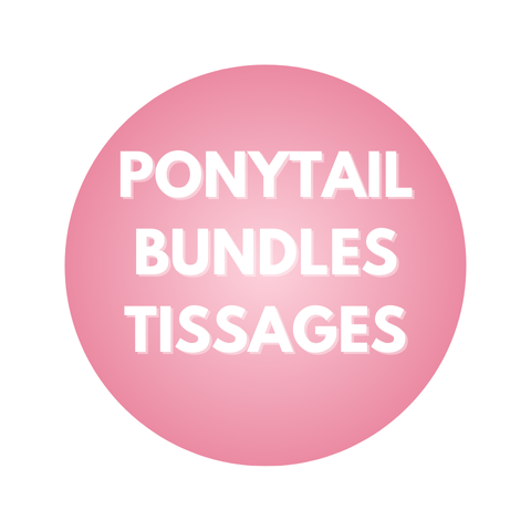Ponytail bundles tissages