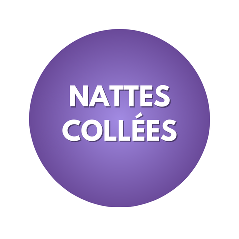 Nattes collées