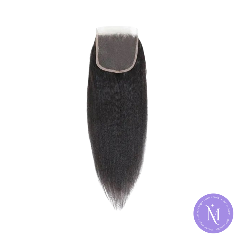 Closure - Virgin Hair kinky straight